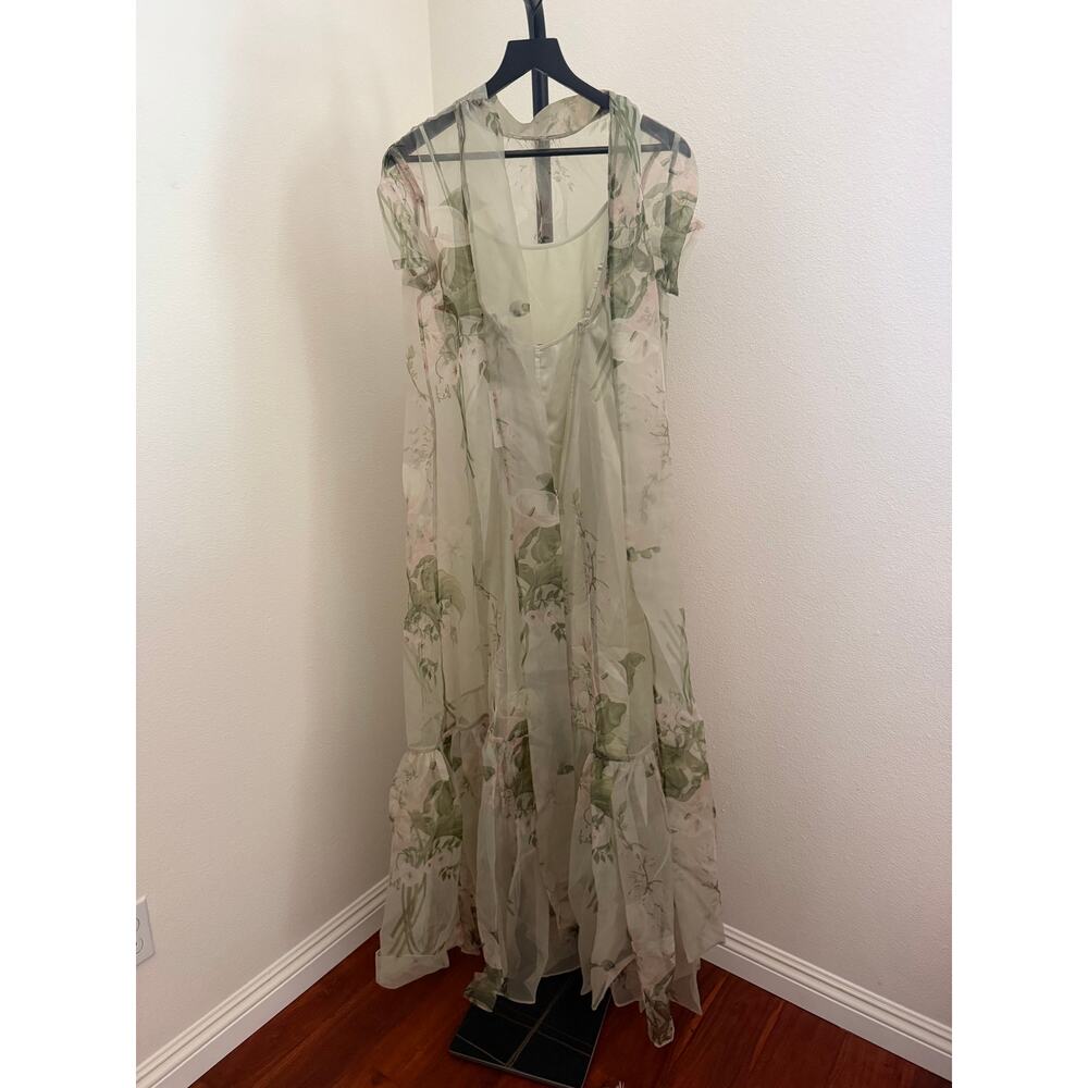 New NWT Caara Melody dress mint blossom dress $245 sz L - Picture 7 of 7